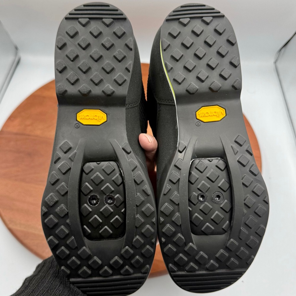 Giro Petra VR Womens Cycling Shoes Black Wild Lime Vibram SPD EU 41 / US 9 - Picture 10 of 13